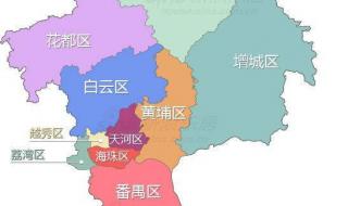 佛山市地图区域划分 广东番禺区地图